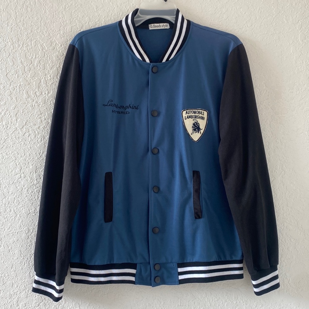 ✅Men Custom Lamborghini Button Down Sweater Size M